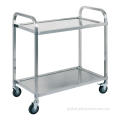 Food Serving Trolley Stainless Steel Sturdy Utility Cart With Wheels Manufactory